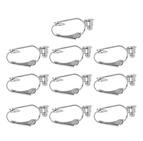 10 Stück/Set Pierced to Clip On Earring Converters Components Findings for Non Pierced Ears Jewellery Making Lipgloss Making Kit von CQEAZ