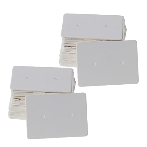 100 Stück Kraftpapier Rechteck Hand Zeichnen Ohrringe Karton Karte Kleidung Kleidung Etikett Tags für Kunst Hochzeit von CQEAZ