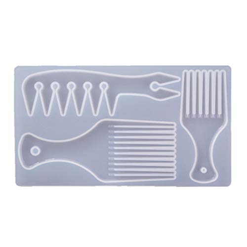 Afrikanisches Öl, Epoxid-Kamm, Silikonform, Haarkamm, Kunstharz, Gießform-Set, Handwerk, Schmuck, Handwerk, Handwerkzeuge, Anhänger, Schmuck von CQEAZ