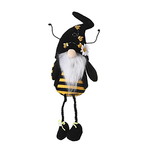 Bee Scandinavian Tomte Nisse Swedish Faceless For Doll Home Farmhouse Kitchen Shelf Tiered Tray D Bee Gnomes Plush von CQEAZ