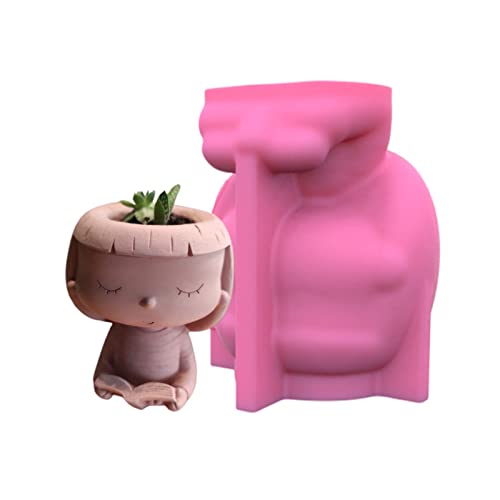 Blumentopf-Silikonform, Beton, Zement, Blumentopf, Blumentopf, Epoxidharz, Make-up-Pinselhalter, Organizer, Stifthalter, Formen für Epoxidharz Blumentopf-Silikonform, Beton, Zement, Blumentopf, Blumentopf, Epoxidharz, Make-up-Pinselhalter, Organizer, Stifthalter, Formen für Epoxidharz von CQEAZ