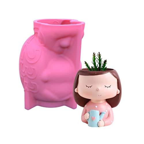 Blumentopf-Silikonform, Beton, Zement, Blumentopf, Blumentopf, Epoxidharz, Make-up-Pinselhalter, Organizer, Stifthalter, Formen für Epoxidharz Blumentopf-Silikonform, Beton, Zement, Blumentopf, Blumentopf, Epoxidharz, Make-up-Pinselhalter, Organizer, Stifthalter, Formen für Epoxidharz von CQEAZ