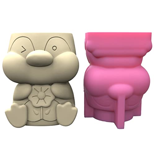 Blumentopf-Silikonformen, Tier-Blumentopf, Epoxidharz, Gießformen, Halter, Harzform, Aufbewahrungsbox, niedliche Tier-Silikonform Blumentopf-Silikonformen, Tier-Blumentopf, Epoxidharz, Gießformen, Halter, Harzform, Aufbewahrungsbox, niedliche Tier-Silikonform von CQEAZ