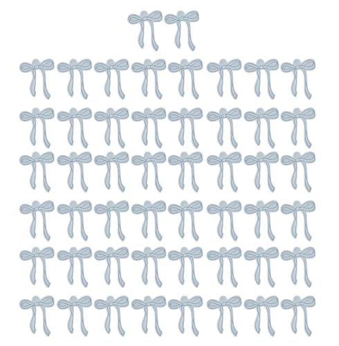 CQEAZ 50 Stück Schleifen Papier Hängeetikett für Blumen und Grußkarten Dekoration Verpackung Box Dekorative Accessoires Bowknot Label von CQEAZ