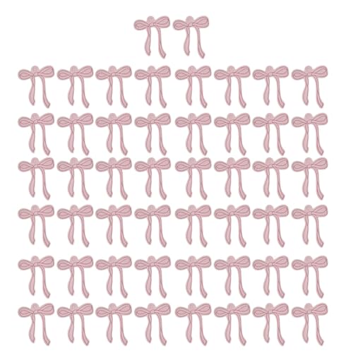 CQEAZ 50 Stück Schleifen Papier Hängeetikett für Blumen und Grußkarten Dekoration Verpackung Box Dekorative Accessoires Bowknot Label von CQEAZ
