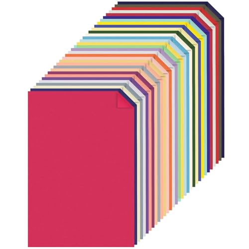 CQEAZ 80 Blatt farbige Kartonbögen, verschiedene Farben, Zeichenkartons, Malerei, Grußkarten, Papier-Set, farbiges Papier CQEAZ 80 Blatt farbige Kartonbögen, verschiedene Farben, Zeichenkartons, Malerei, Grußkarten, Papier-Set, farbiges Papier von CQEAZ