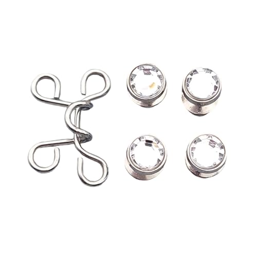 CQEAZ Metall-Jeans-Taillenschnalle, Knopfnadeln, abnehmbare Hosen-Clips, kein Nähen erforderlich, Jeansknopfnadel, Hose, Taillenschnalle CQEAZ Metall-Jeans-Taillenschnalle, Knopfnadeln, abnehmbare Hosen-Clips, kein Nähen erforderlich, Jeansknopfnadel, Hose, Taillenschnalle von CQEAZ