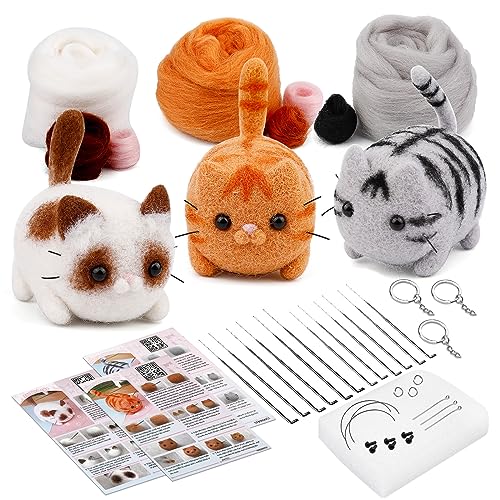 CQEAZ Nadelfilz-Zubehör-Sets mit Werkzeugen für Anfänger, Nadelfilz-Set, Nadelfilz-Zubehör-Sets mit Werkzeugen CQEAZ Nadelfilz-Zubehör-Sets mit Werkzeugen für Anfänger, Nadelfilz-Set, Nadelfilz-Zubehör-Sets mit Werkzeugen von CQEAZ