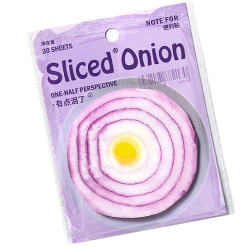 CQEAZ Notizpapier mit Obst- und Gemüsemotiven, 30 Blatt/Block, Haftnotizen, Taschennotizen, kleiner Schreibblock von CQEAZ