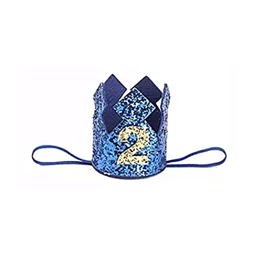 Creative-Shiny Film Geburtstag Krone Baby Shower Dekoration Stirnband Kinder Party Hut Prinzessin Mädchen Regenbogen Zubehör von CQEAZ