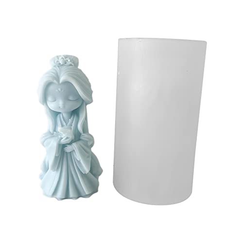 Puppenformen für die Herstellung von Silikonform für Mädchen, Epoxidharz, Gießen für Seife, Silikon zur Dekoration, Säulen-Herz, Weihnachten, für Sojawachs Puppenformen für die Herstellung von Silikonform für Mädchen, Epoxidharz, Gießen für Seife, Silikon zur Dekoration, Säulen-Herz, Weihnachten, für Sojawachs von CQEAZ