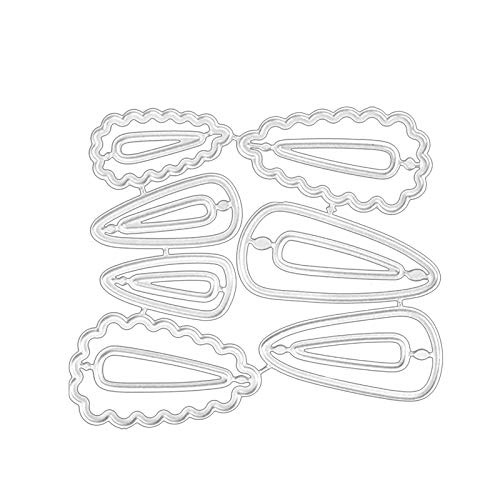 Scrapbook Stempel CQEAZ Haarnadel Metall Stanzformen Schablone Scrapbooking Album Stempel Papier Prägung von CQEAZ