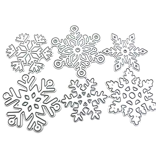 Scrapbook Stempel CQEAZ Weihnachten Schneeflocke Metall Stanzformen Schablone Scrapbooking Album Papier Karte von CQEAZ