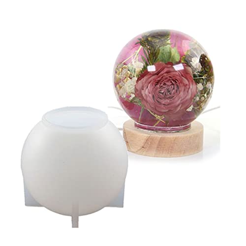 Silikon-Kristallkugelform, runde Ornamente, Dekoration für Epoxidharz, Schmuckherstellung, Werkzeuge, Seifenherstellung, Kristallform für Epoxid Silikon-Kristallkugelform, runde Ornamente, Dekoration für Epoxidharz, Schmuckherstellung, Werkzeuge, Seifenherstellung, Kristallform für Epoxid von CQEAZ