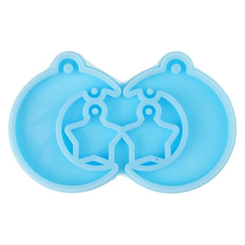 Silikonform für Ohrringe, Anhänger, Stern, Mond, Harz, Epoxidguss für Schmuckherstellung, Ohrringformen Silikonform für Ohrringe, Anhänger, Stern, Mond, Harz, Epoxidguss für Schmuckherstellung, Ohrringformen von CQEAZ