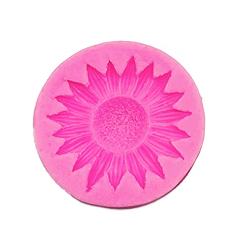 Silikonform in Sonnenblumen-Form, Epoxidharz, Luftauslass, Kunstharz, Gussanhänger, geeignet für Dekorationsform von CQEAZ