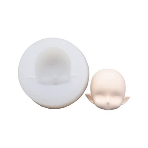 Ton-Form für menschliche Puppe, Mädchen, Gesicht, Epoxidharz, Silikon, Schokolade, Süßigkeiten, Baby von CQEAZ