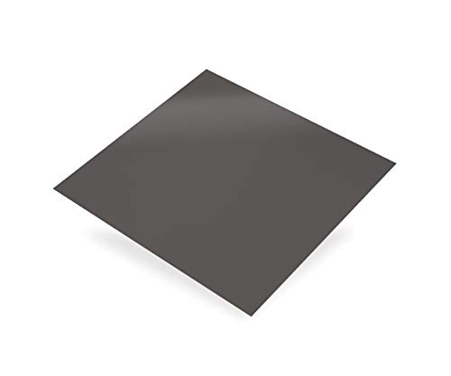 Aluminiumblech lackiert, grau, 500 x 250 x 1 mm von CQFD