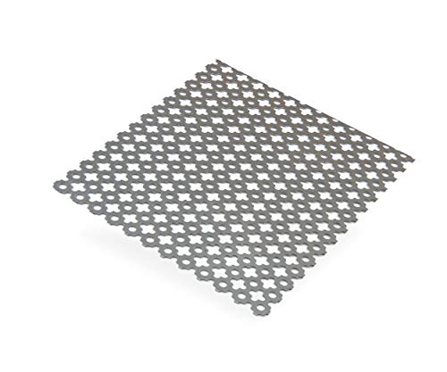 Stahlblech perforiert Kleeblatt Dicke 1 mm 500 x 250 mm Stahlblech perforiert Kleeblatt Dicke 1 mm 500 x 250 mm von CQFD