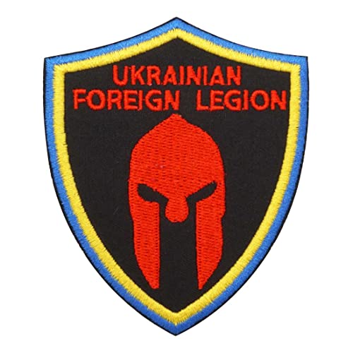 2 Stück Patches Stickerei Ukraine Militär Tactical Abzeichen mit Haken Schleife Rücken für Rucksäcke Jacken Kleidung Applique von CR PATCH FACTORY