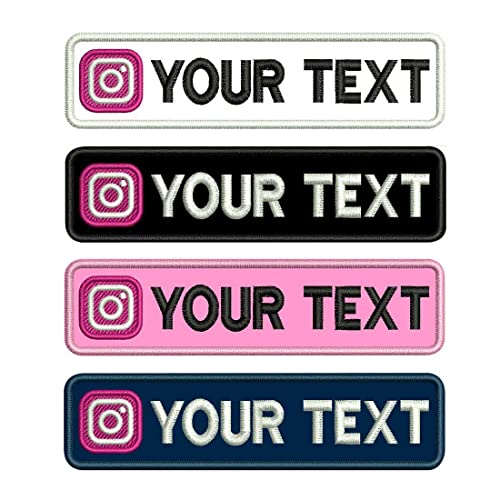 Passen Sie Name Patches, benutzerdefinierte Text Label Stickerei Patches mit INS Logo an Passen Sie Name Patches, benutzerdefinierte Text Label Stickerei Patches mit INS Logo an von CR PATCH FACTORY