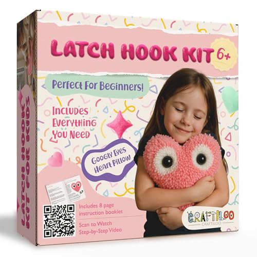 CRAFTILOO Latch Pillow Kit Goggle Eyes CRAFTILOO Latch Pillow Kit Goggle Eyes von CRAFTILOO