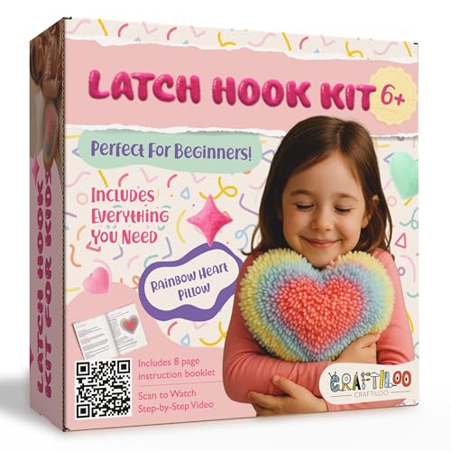 CRAFTILOO Latchpillow Regenbogenherz CRAFTILOO Latchpillow Regenbogenherz von CRAFTILOO