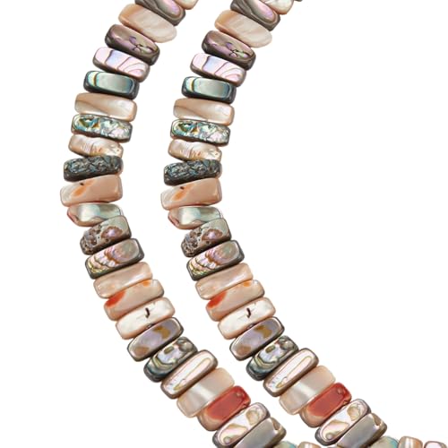 CRAFTYMELODY 1 Strang Natürliche Abalone Muschelperlen Rechteckige Muschel Lose 16x6mm Bunte Cabochons Paua Muschel Abstandsperlen Für Armbänder CRAFTYMELODY 1 Strang Natürliche Abalone Muschelperlen Rechteckige Muschel Lose 16x6mm Bunte Cabochons Paua Muschel Abstandsperlen Für Armbänder von CRAFTYMELODY