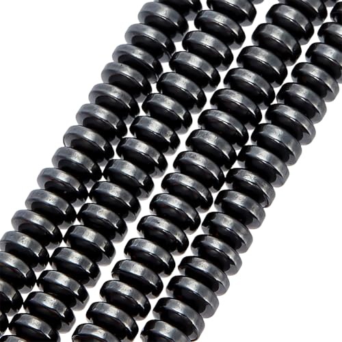 CRAFTYMELODY 1 Strang Schwarze Obsidianperlen 4mm Heishi Scheibenperlen Flache Runde Münzscheiben Edelsteinimitat Lose Abstandshalter Für Ohrringe Und Armbänder CRAFTYMELODY 1 Strang Schwarze Obsidianperlen 4mm Heishi Scheibenperlen Flache Runde Münzscheiben Edelsteinimitat Lose Abstandshalter Für Ohrringe Und Armbänder von CRAFTYMELODY