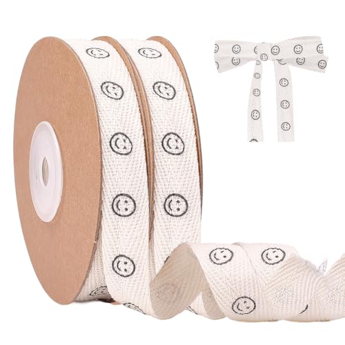 CRAFTYMELODY 10 Yards 5/8 Zoll Baumwollband Natürliches Köperband Baumwolle Mit Schwarzen Flächen Fischgrätenbänder Für Geschenkpapier Basteln Heimdekoration CRAFTYMELODY 10 Yards 5/8 Zoll Baumwollband Natürliches Köperband Baumwolle Mit Schwarzen Flächen Fischgrätenbänder Für Geschenkpapier Basteln Heimdekoration von CRAFTYMELODY