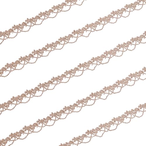CRAFTYMELODY 10 Yards Klassischnspitzenband Vintage Spitzenbesatz Polyester Filigraner Nähbesatz 20mm Breit Dekoratives Klassischnband Geschenkverpackung Hochzeitsdekor von CRAFTYMELODY