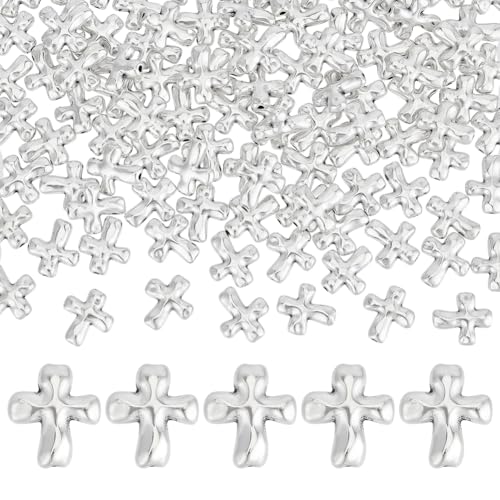 CRAFTYMELODY 100 Stück Kreuzperlen Aus Antiksilber Metalllegierung Tibetisches Kreuz Abstandsperlen 14x12.5x4mm Kruzifix Anhänger Für Die Schmuckherstellung CRAFTYMELODY 100 Stück Kreuzperlen Aus Antiksilber Metalllegierung Tibetisches Kreuz Abstandsperlen 14x12.5x4mm Kruzifix Anhänger Für Die Schmuckherstellung von CRAFTYMELODY