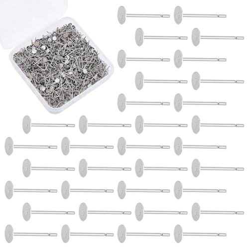 CRAFTYMELODY 1000 Stück Edelstahl Ohrringe Pfosten Flache Pad Ohrring Pfosten Blank Ohrstecker Flache Runde Ohrstecker DIY Schmuck Erkenntnisse CRAFTYMELODY 1000 Stück Edelstahl Ohrringe Pfosten Flache Pad Ohrring Pfosten Blank Ohrstecker Flache Runde Ohrstecker DIY Schmuck Erkenntnisse von CRAFTYMELODY