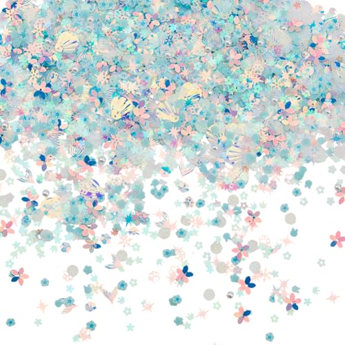 CRAFTYMELODY 100g Blumenkonfetti Leuchtendes Blumenkonfetti Verschiedene Glitzernde Plastikblumen Konfettis Party Tischverzierung Dekoration CRAFTYMELODY 100g Blumenkonfetti Leuchtendes Blumenkonfetti Verschiedene Glitzernde Plastikblumen Konfettis Party Tischverzierung Dekoration von CRAFTYMELODY