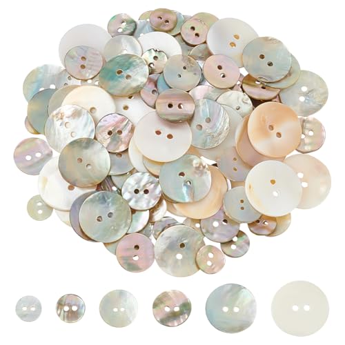 CRAFTYMELODY 120 Stück 6 Stile 2 Löcher Natürliche Muschelknöpfe 10/15/20mm Flach Rund Perlmuttknöpfe Muschelknöpfe Zum Selbermachen Nähen Basteln CRAFTYMELODY 120 Stück 6 Stile 2 Löcher Natürliche Muschelknöpfe 10/15/20mm Flach Rund Perlmuttknöpfe Muschelknöpfe Zum Selbermachen Nähen Basteln von CRAFTYMELODY
