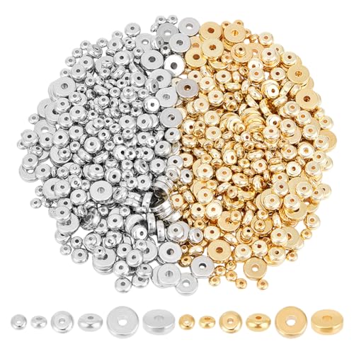 CRAFTYMELODY 1200 Stück 6 Stile Flache Scheibe Lose Perlen 4/6/8mm Flache Runde Spacer Perlen CCB Rondell Perlen Spacer Kunststoff Lose Spacer Perlen Bulk CRAFTYMELODY 1200 Stück 6 Stile Flache Scheibe Lose Perlen 4/6/8mm Flache Runde Spacer Perlen CCB Rondell Perlen Spacer Kunststoff Lose Spacer Perlen Bulk von CRAFTYMELODY