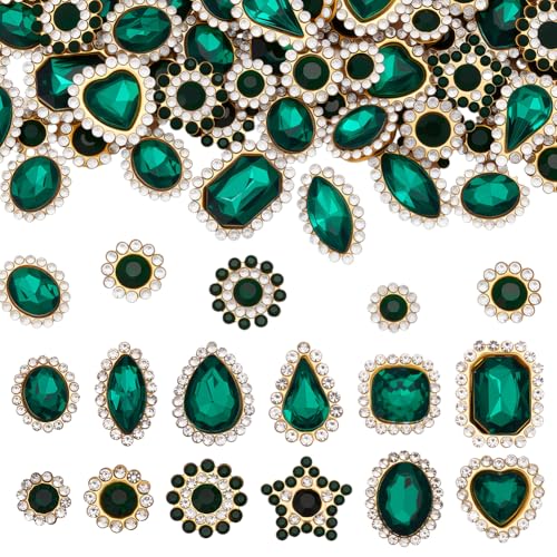 CRAFTYMELODY 13 Stil Zum Aufnähen von Strasssteinen 100 Stück Gemischte Form Krallen Strasssteine Mit Metallsockel Flache Rückseite Strasssteine Für Die Herstellung von DIY Schmuck CRAFTYMELODY 13 Stil Zum Aufnähen von Strasssteinen 100 Stück Gemischte Form Krallen Strasssteine Mit Metallsockel Flache Rückseite Strasssteine Für Die Herstellung von DIY Schmuck von CRAFTYMELODY