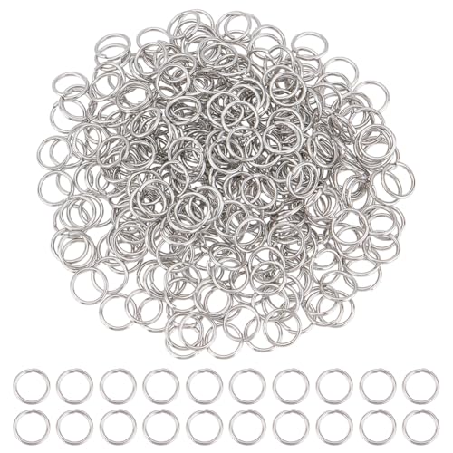 CRAFTYMELODY 2000pcs Ringe Springen 8mm Offene Biegeringe Aus Edelstahl Zum Verbinden von Starken Schmuckverbindern Für Die Schmuckherstellung CRAFTYMELODY 2000pcs Ringe Springen 8mm Offene Biegeringe Aus Edelstahl Zum Verbinden von Starken Schmuckverbindern Für Die Schmuckherstellung von CRAFTYMELODY