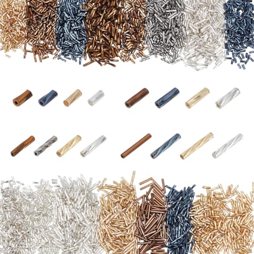 CRAFTYMELODY 2400 Stück Bugle Glasperlen 16 Stile Röhren Abstandshalter Lose Perlen Lang Für Die Schmuckherstellung Zubehörzubehör CRAFTYMELODY 2400 Stück Bugle Glasperlen 16 Stile Röhren Abstandshalter Lose Perlen Lang Für Die Schmuckherstellung Zubehörzubehör von CRAFTYMELODY