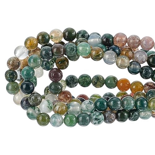 CRAFTYMELODY 258 STÜCK Natürliche Indische Achatperlen 4mm Lose Steinperlen Rund Glatte Edelsteine Bulk Spacer Perlen Charms Für Halsketten Armbänder CRAFTYMELODY 258 STÜCK Natürliche Indische Achatperlen 4mm Lose Steinperlen Rund Glatte Edelsteine Bulk Spacer Perlen Charms Für Halsketten Armbänder von CRAFTYMELODY