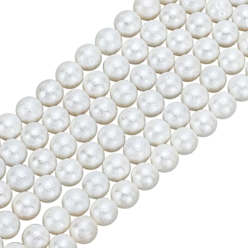 CRAFTYMELODY 3 Strang 6mm Natürliche Muschelperlen Runde Weizenfarbene Perlen Lose Perlen Masse Zur Schmuckherstellung Zubehör Halsketten Armbänder CRAFTYMELODY 3 Strang 6mm Natürliche Muschelperlen Runde Weizenfarbene Perlen Lose Perlen Masse Zur Schmuckherstellung Zubehör Halsketten Armbänder von CRAFTYMELODY