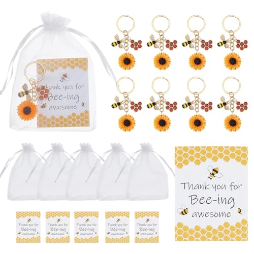 CRAFTYMELODY 30 Stück Schlüsselanhänger Mit Bienen Und Blumenmotiv Emaille Legierung Bienen Mitarbeiter Anerkennungsgeschenk Dankeskarten CRAFTYMELODY 30 Stück Schlüsselanhänger Mit Bienen Und Blumenmotiv Emaille Legierung Bienen Mitarbeiter Anerkennungsgeschenk Dankeskarten von CRAFTYMELODY