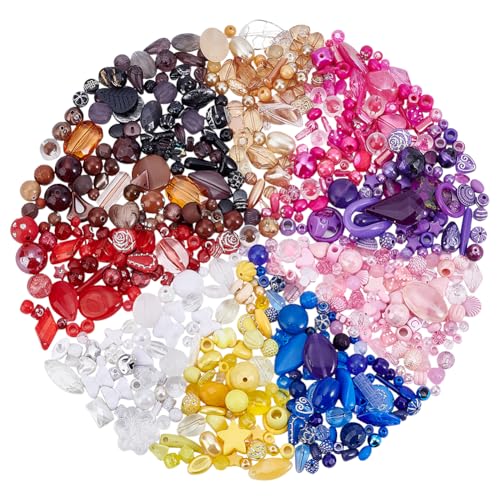CRAFTYMELODY 300g Verschiedene Arcylic Perlen 10 Farben Gemischte Form Lose Abstandsperlen Masse Für Die Schmuckherstellung Zubehör Zubehör DIY Basteln Halskette CRAFTYMELODY 300g Verschiedene Arcylic Perlen 10 Farben Gemischte Form Lose Abstandsperlen Masse Für Die Schmuckherstellung Zubehör Zubehör DIY Basteln Halskette von CRAFTYMELODY