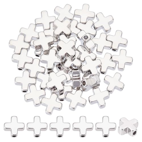 CRAFTYMELODY 40 Stück Kruzifix Kreuz Abstandshalterperlen Platin Kreuzperlen Metallkreuz Heilige Charm Perlen Kruzifix Lose Perlen Gebetsperlen Kreuzanhänger CRAFTYMELODY 40 Stück Kruzifix Kreuz Abstandshalterperlen Platin Kreuzperlen Metallkreuz Heilige Charm Perlen Kruzifix Lose Perlen Gebetsperlen Kreuzanhänger von CRAFTYMELODY
