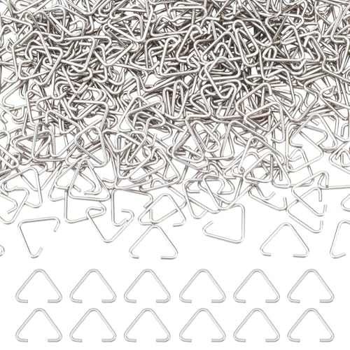CRAFTYMELODY 400 Stück Dreieckige Offene Biegeringe Edelstahl Schnallenverschlüsse Klemmclip Bügel Hängetropfen Anhänger Runde Kanten Schnallenverbinder CRAFTYMELODY 400 Stück Dreieckige Offene Biegeringe Edelstahl Schnallenverschlüsse Klemmclip Bügel Hängetropfen Anhänger Runde Kanten Schnallenverbinder von CRAFTYMELODY