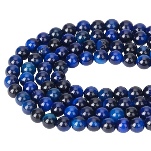 CRAFTYMELODY 4mm Natürliche Blaue Tigerauge Perlen 2 Stränge Runde Steinperlen Glatter Edelstein Charm Anhänger Zur Schmuckherstellung CRAFTYMELODY 4mm Natürliche Blaue Tigerauge Perlen 2 Stränge Runde Steinperlen Glatter Edelstein Charm Anhänger Zur Schmuckherstellung von CRAFTYMELODY