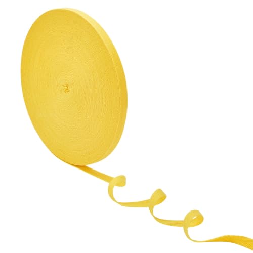 CRAFTYMELODY 50 Yards Köperband 10mm Breite Baumwollbänder Gurtbänder Fischgräten Schrägbänder Bindeband Overlock Dekoration von CRAFTYMELODY