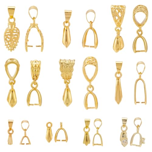 CRAFTYMELODY 60 Stück Pinch Bail Clip Verschluss 10 Stil Messing Snap Auf Bail Gold Silber Perle Anhänger Verbinder Baumeln Charm Schmuck Finden CRAFTYMELODY 60 Stück Pinch Bail Clip Verschluss 10 Stil Messing Snap Auf Bail Gold Silber Perle Anhänger Verbinder Baumeln Charm Schmuck Finden von CRAFTYMELODY