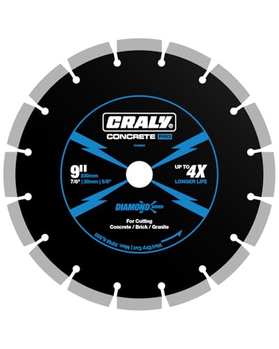 CRALY 10123001-1002 segmentierte Klinge, 2,2 cm (7/8 Zoll) Dorn (22,9 cm), 2 Stück von CRALY