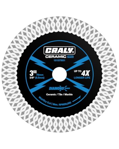 CRALY 7,6 cm Klinge, 0,95 cm Dorn (3/8 Zoll), 2 Stück (10107601-1002) von CRALY